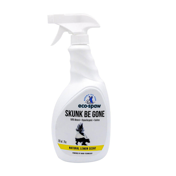 EcoSpaw Natural Lemon Scent Skunk Be Gone Odor Eliminator Spray for Pets