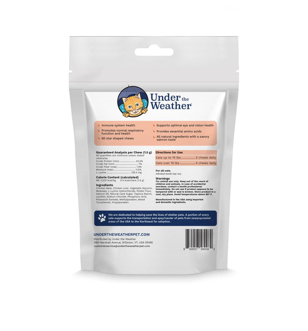 Under the Weather L-Lysine Soft Chews Cat Supplement