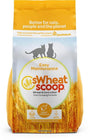 sWheat Scoop Easy Maintenance Wheat & Corn Blend Unscented Clumping Cat Litter