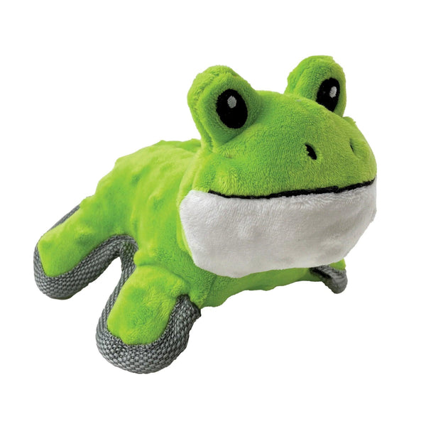 foufouBRANDS fouFIT Jouets robustes Mini Tuffs - Grenouille, jouet pour chien
