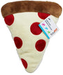 foufouBRANDS Pizza Plush Dog Toy