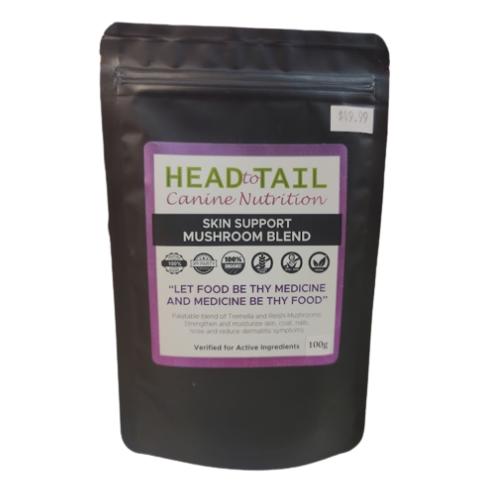 Head to Tail Canine Nutrition Mélange Champignons soutien cutané complément pour chiens