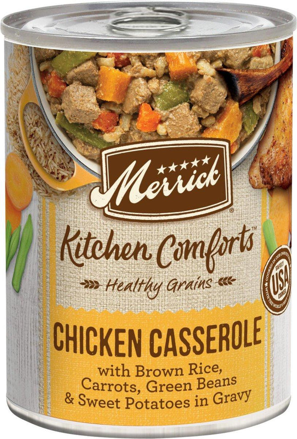 Merrick Kitchen Comforts Chicken Casserole Wet Dog Food Can