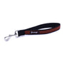 Smoochy Poochy Nylon Traffic Dog Leash, Black/Red