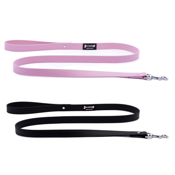 Smoochy Poochy Polyvinyl Waterproof Regular Style Dog Leash, Baby Pink