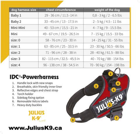 Julius-K9 IDC Powerharness Dog Harness, UV Neon Green