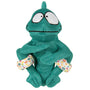 GoDog Double Chew Guard Chameleon Dog Toy, Teal