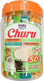INABA Churu Chicken & Seafood Creamy Puree Variety Pack Grain-Free Cat Treats