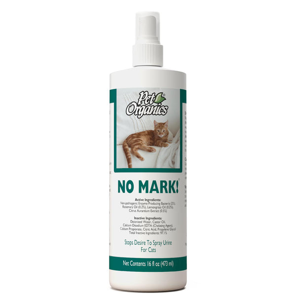 NaturVet Pet Organics No Mark! Spray for Cats, 16-oz
