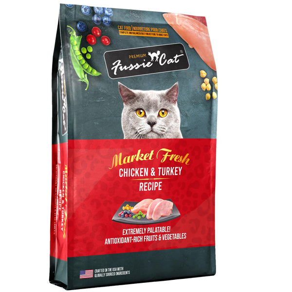 Fussie Cat Market Fresh Chicken & Turkey Recipe Dry Cat Food