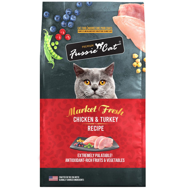 Fussie Cat Market Fresh Chicken & Turkey Recipe Dry Cat Food