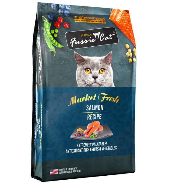 Fussie Cat Market Fresh Salmon Recipe Dry Cat Food