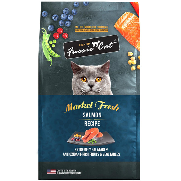 Fussie Cat Market Fresh Salmon Recipe Dry Cat Food