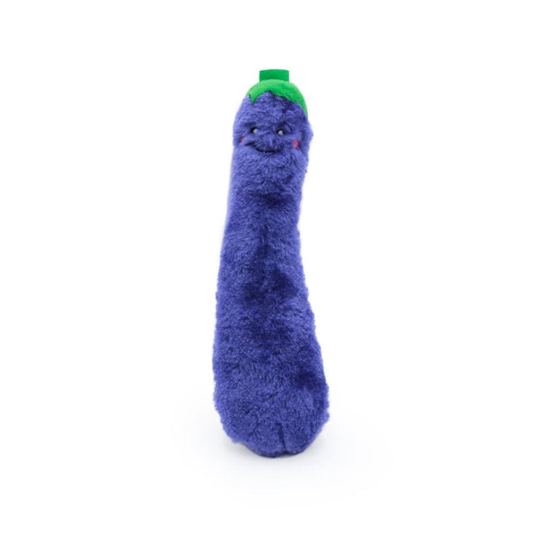 ZippyPaws ZippyClaws Kickerz Eggplant Cat Toy, Purple
