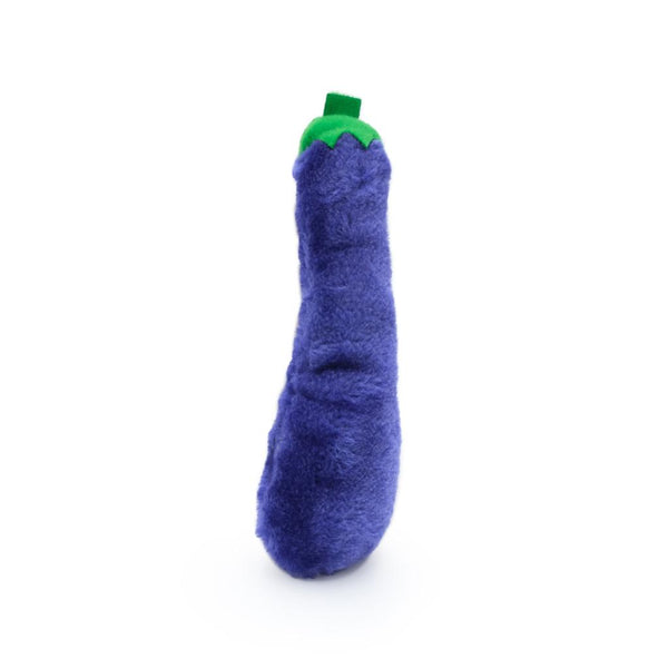 ZippyPaws ZippyClaws Kickerz Eggplant Cat Toy, Purple