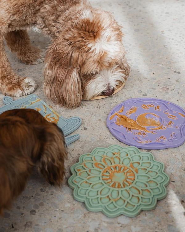 Dexypaws Blossom Flower Enrichment Licking Mat Dog & Cat Slow Feeder