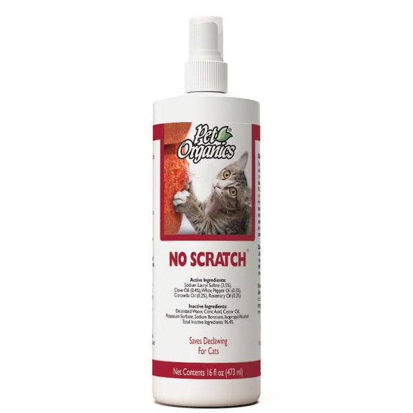 NaturVet Pet Organics No Scratch Spray for Cats, 16-oz