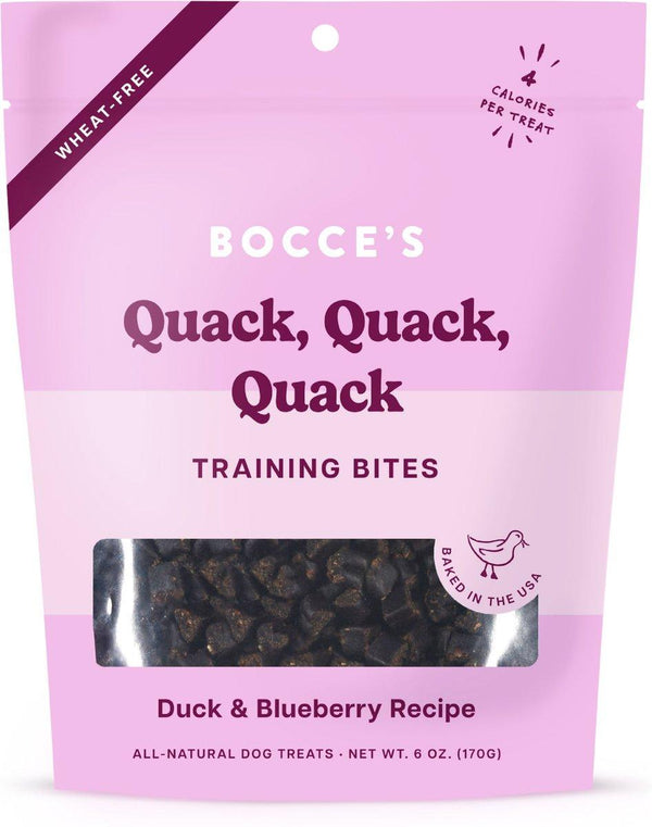 Bocce's Bakery Quack, Quack, Quack Training Bites Dog Treats