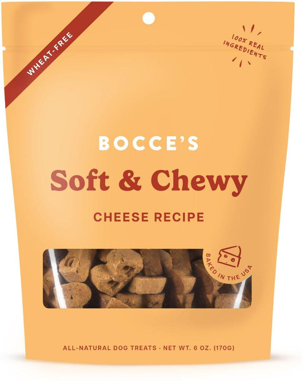 Bocce's Bakery Cheese Recipe Soft & Chewy Biscuits Dog Treats