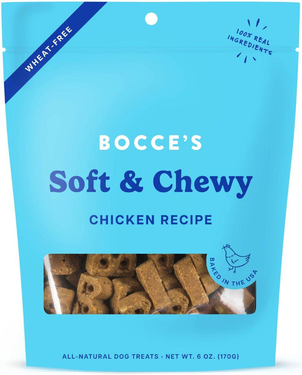 Bocce's Bakery Chicken Recipe Soft & Chewy Biscuits Dog Treats