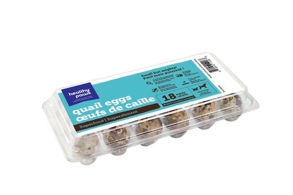 Healthy Paws Frozen Quail Eggs for Dogs & Cats