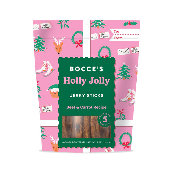 Bocce's Bakery Friandises Chien Bâtonnets Jerkys Holly Jolly