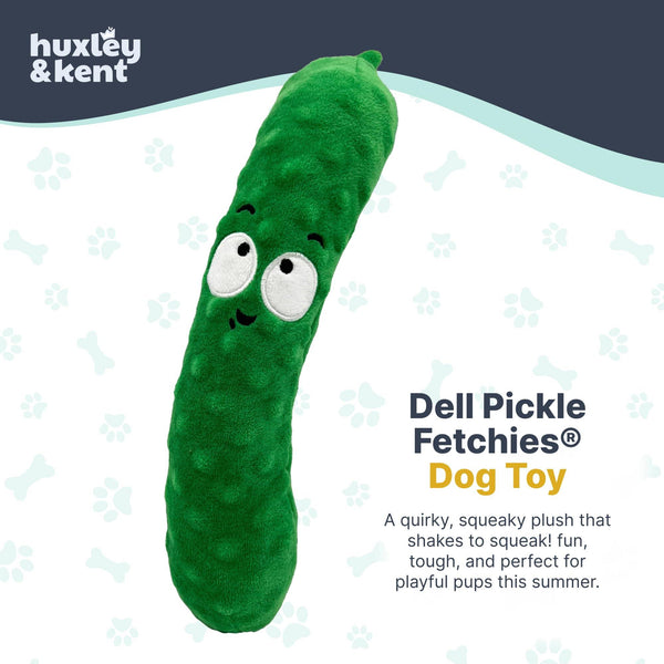 Huxley & Kent Power Plush Fetchies Dell Pickle Dog Toy