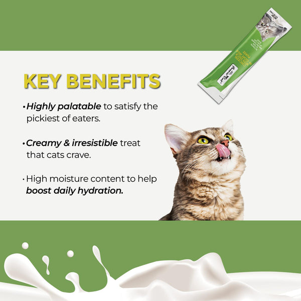 Fussie Cat Super Premium Chicken with Duck in Goat Milk Puree Cat Treats