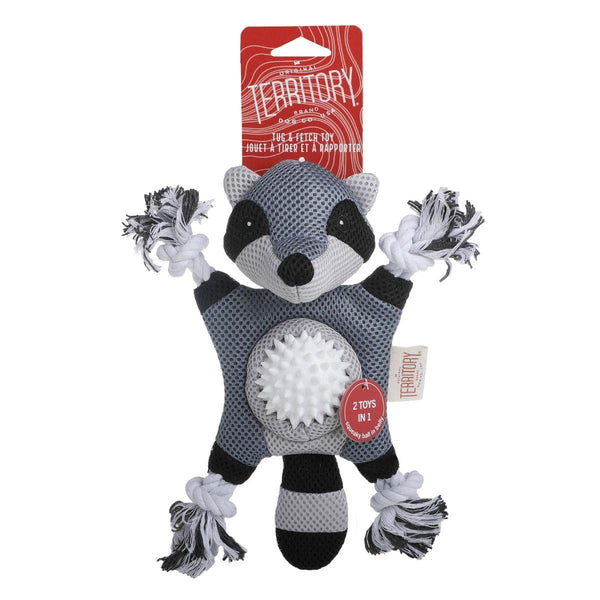 Original Territory Raccoon 2-in-1 Dog Toy