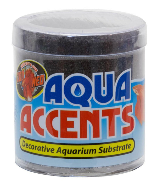 Zoo Med Aqua Accents Sand Aquarium Substrate, Midnight Black
