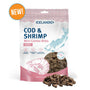 Icelandic+ Mini bouchées combo Cabillaud & Crevettes friandises pour chats