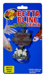 Zoo Med Betta Bling Skull Sign Aquarium Ornament