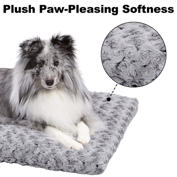 MidWest QuietTime Deluxe Ombre Swirl Pet Bed, Gray