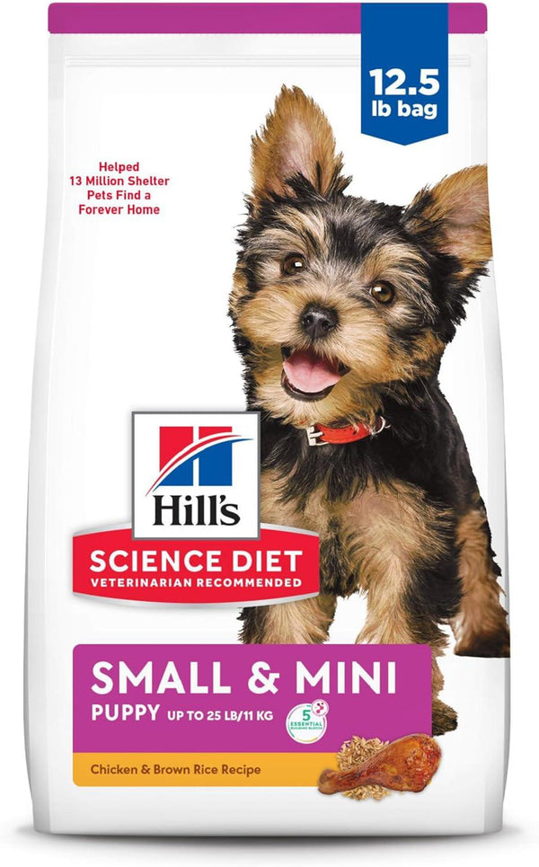 Hill's Science Diet Puppy Small & Mini Chicken & Brown Rice Dry Dog Food