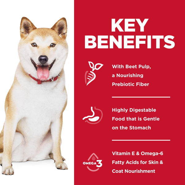 Hill's Science Diet Adult Sensitive Stomach & Skin Pollock Meal Barley & Insect Meal Dry Dog Food
