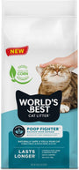 World's Best Poop Fighter Maximum Odor Defense Scented Clumping Cat Litter