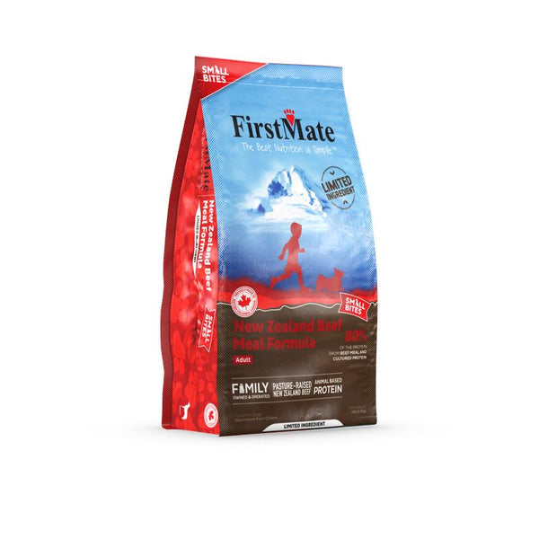 FirstMate Limited Ingredient Diet New Zealand Beef Meal Small Bites Grain-Free Dry Dog Food