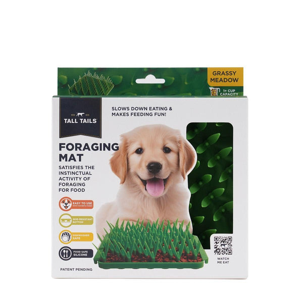 Tall Tails Foraging Mat Dog Slow Feeder, Grass