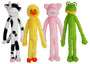 Multipet Mini Swingin' Slevins Plush Dog Toy, Assorted