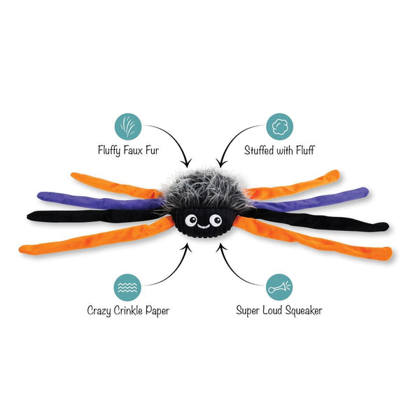 PetShop by Fringe Studio Trappin' Flies Plush Dog Toy