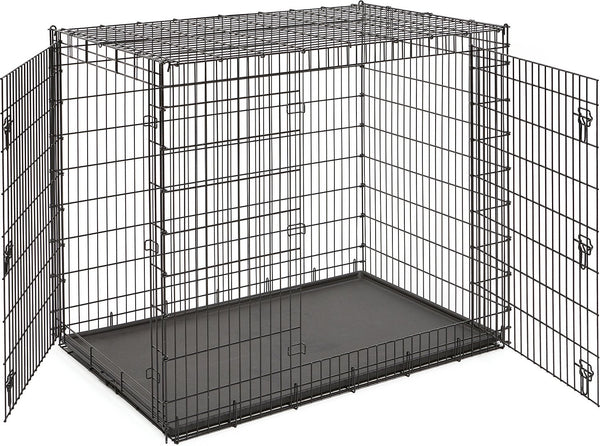 MidWest Solutions Série Cage pour chiens à double porte robuste très grande taille, très grande taille, 54-in