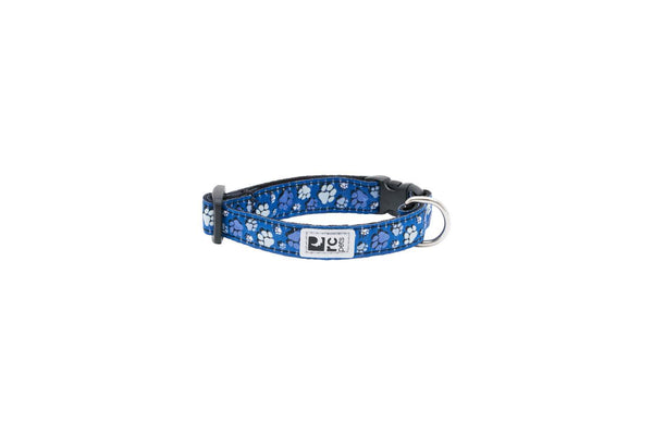 RC Pets Petite Clip Dog Collar, Fresh Tracks Blue
