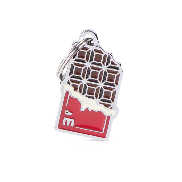 MyFamily Food Chocolate Pet ID Tag, Medium