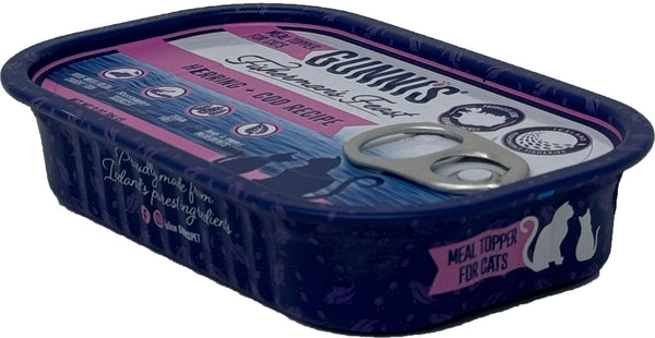 Gunni's Fisherman's Feast Garniture alimentaire pour chat au hareng et morue
