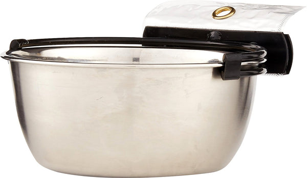 MidWest Stainless Steel Snap'y Fit Dog Kennel Bowl