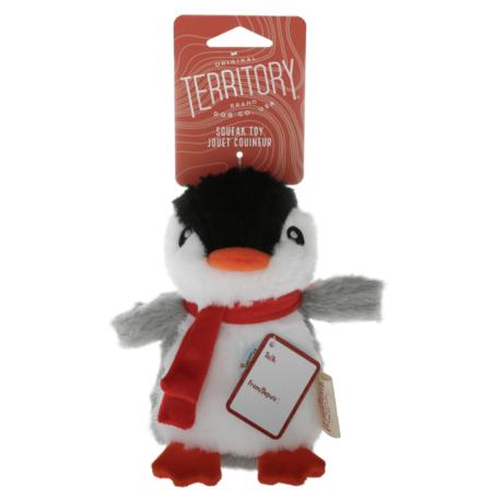 Original Territory Jouet en peluche Pingouin à couinement pour chiens