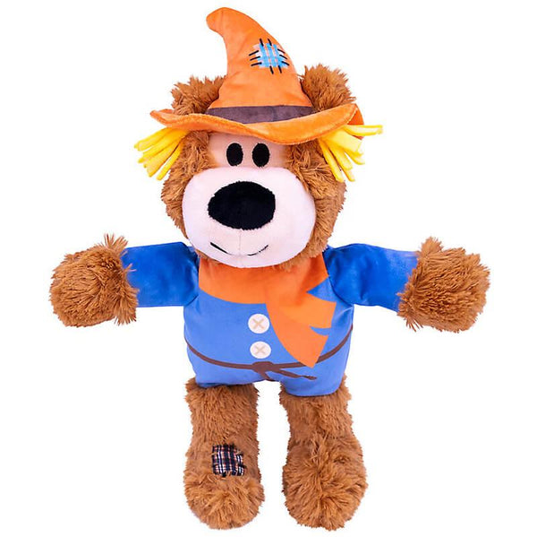 KONG Halloween Wild Knots Scarecrow Bear Dog Toy
