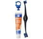 Paw Ready Brosse à Dents BrushMate Premium avec Morsure Anti-Morsure & Dentifrice Saveur Banane Menthe pour Chiens, Bleu