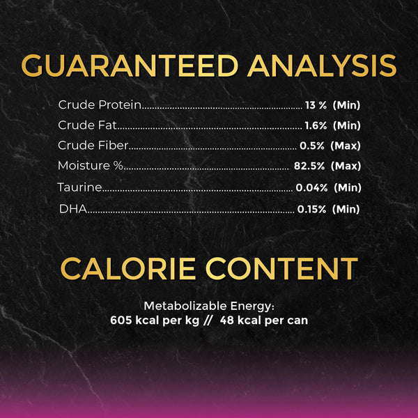 Fussie Cat Black Label Thon Premium au Poulet en Sauce Aliment Humide pour Chats en Boîte