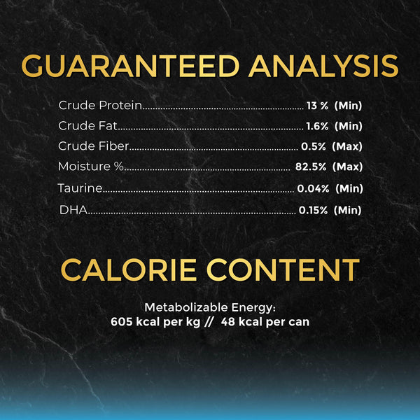 Fussie Cat Black Label Premium Tuna with Small Anchovies in Gravy Wet Cat Food Can